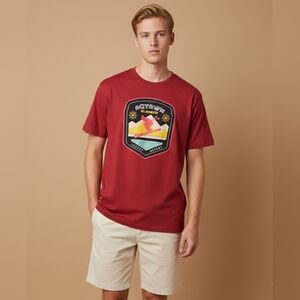 $42 Agtawh St Moritz Mens St. Moritz Merch Short Sleeve Tee Shirt